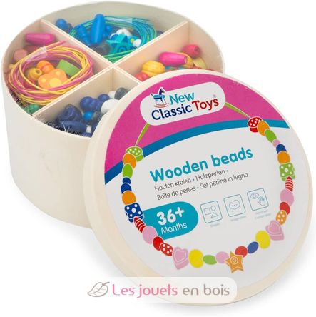 Scatola di perline in legno - 260 gr. NCT10571 New Classic Toys 4