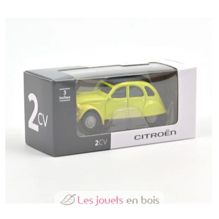 Citroën 2CV 1978 giallo in miniatura NO-AMC0191027-JAUNE Norev 2