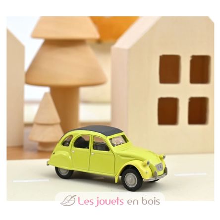 Citroën 2CV 1978 giallo in miniatura NO-AMC0191027-JAUNE Norev 3