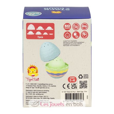Uovo da bagno impilabile TT6-1537 Tiger Tribe 4