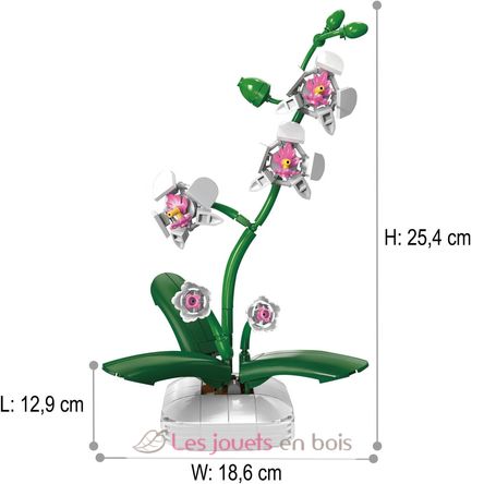 Vaso floreale di orchidea 237 pezzi C59028W CaDA 4