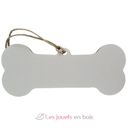 Decorazione di Natale - Osso personalizzabile, legno bianco VI-HU11 Vintiun 2