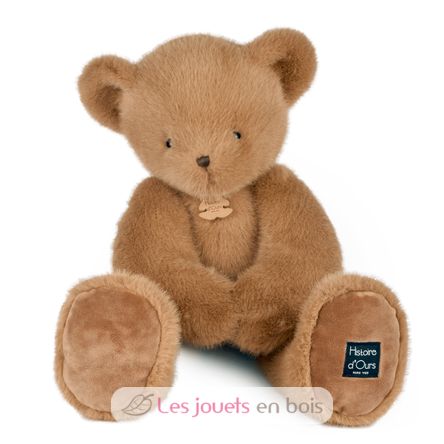 Orsetto di peluche pralina arachidi 60 cm HO3389 Histoire d'Ours 1