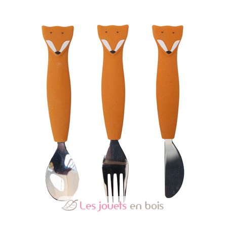 Set di posate in silicone Mr Fox TX-96-448 Trixie 1