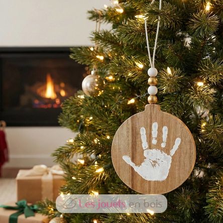 Decorazione natalizia in legno con impronta PA2700 Vintiun 2