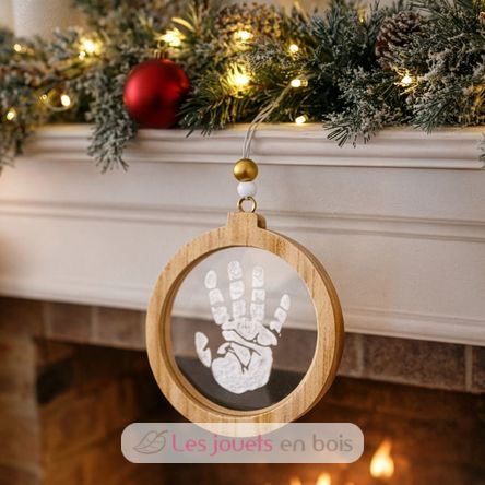 Decorazione natalizia trasparente con impronta PA2710 Vintiun 3