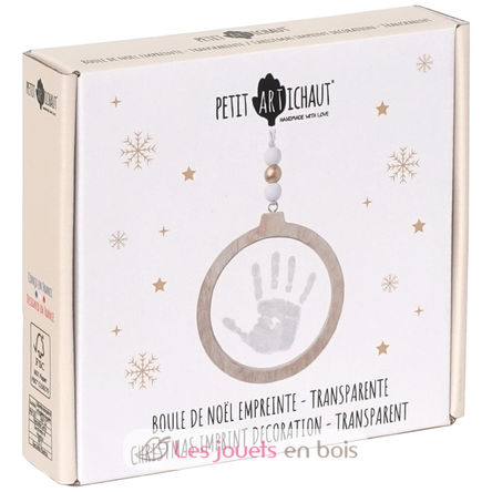 Decorazione natalizia trasparente con impronta PA2710 Vintiun 8
