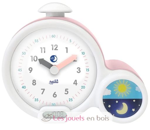 Sveglia per bambini rosa Claessens'Kids - Sveglia e indicatore per bambini