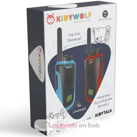 Kidytalk Walkie Talkie blu rosso KW-KIDYTALK-BR Kidywolf 6