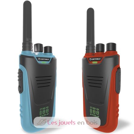 Kidytalk Walkie Talkie blu rosso KW-KIDYTALK-BR Kidywolf 1