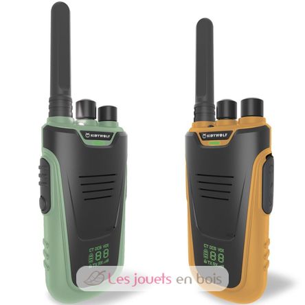 Kidytalk Walkie Talkie verde arancio KW-KIDYTALK-GO Kidywolf 1