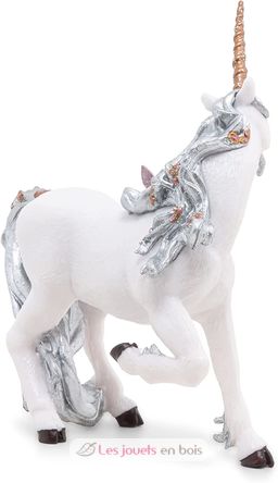 Statuetta di unicorno in argento PA39038-2861 Papo 4