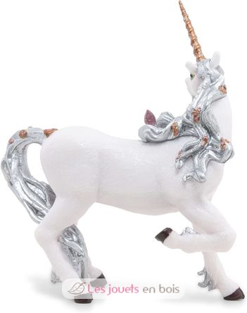 Statuetta di unicorno in argento PA39038-2861 Papo 2