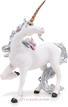 Statuetta di unicorno in argento PA39038-2861 Papo 1