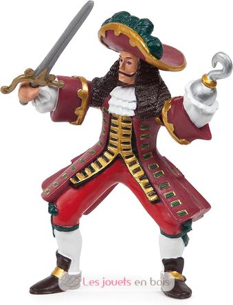 Figurina del capitano pirata PA39420-2996 Papo 1