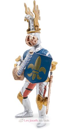 Figurina del cavaliere blu fleur de lys PA39788 Papo 5