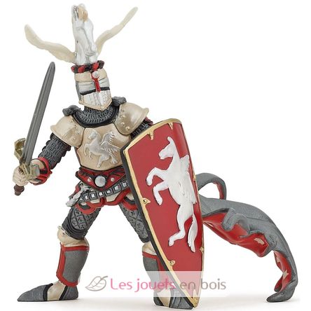 Figurina del maestro d'armi con stemma di Pegasus PA39948-4027 Papo 2