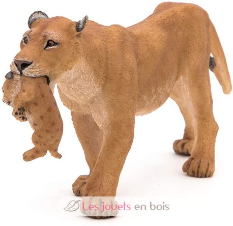 Statuetta di leonessa con il suo cucciolo di leone PA50043-2909 Papo 4