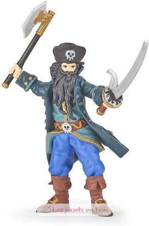 Statuetta del pirata Barbanera PA-39477 Papo 1