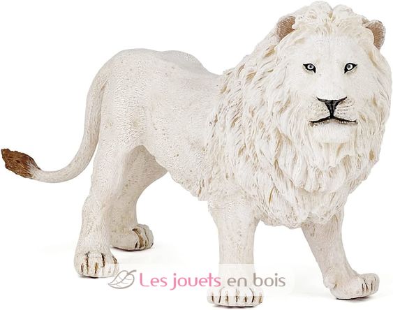 Figurina del leone bianco PA50074-2913 Papo 6