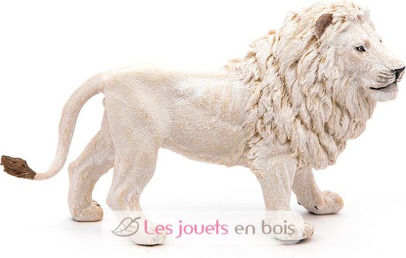 Figurina del leone bianco PA50074-2913 Papo 2