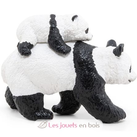 Figurina di panda e il suo bambino PA50071-3119 Papo 2