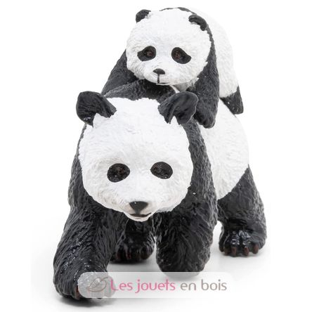 Figurina di panda e il suo bambino PA50071-3119 Papo 4