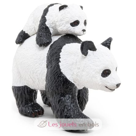 Figurina di panda e il suo bambino PA50071-3119 Papo 5
