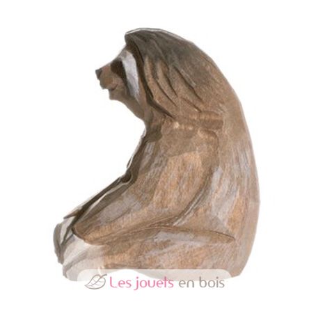 Figurina Bradipo tridattilo in legno WU-40719 Wudimals 1