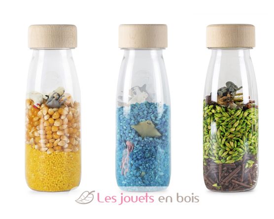3 Bottiglie sensoriali Nature PB47649 Petit Boum 1
