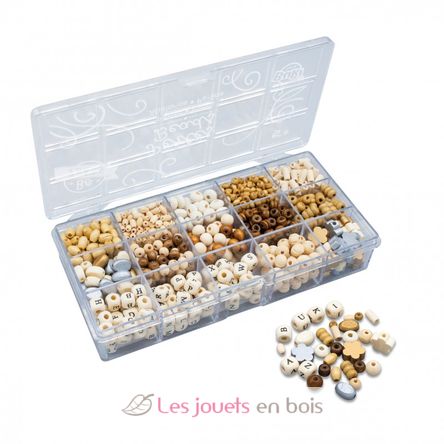 Perle di legno naturale BUK-PE014 Buki France 1
