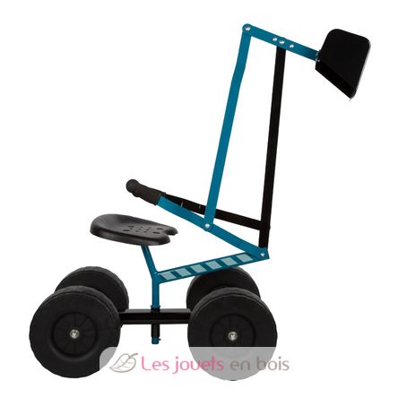 Escavatore con ruote blu LE12798 Small Foot company 2