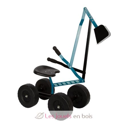 Escavatore con ruote blu LE12798 Small Foot company 1