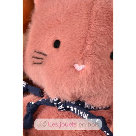 Peluche Gatto Méloé 37 cm - Polvere di rosa MA0199 Maïlou Tradition 2