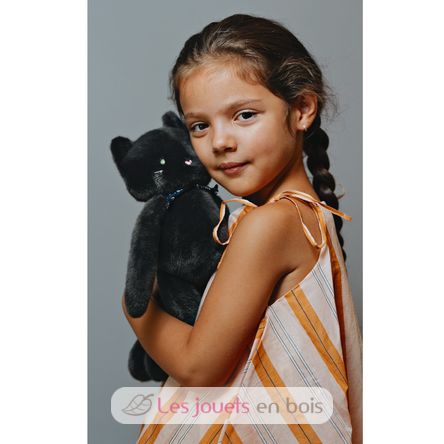 Peluche Gatto Méloé 37 cm - Grigio antracite MA0260 Maïlou Tradition 3