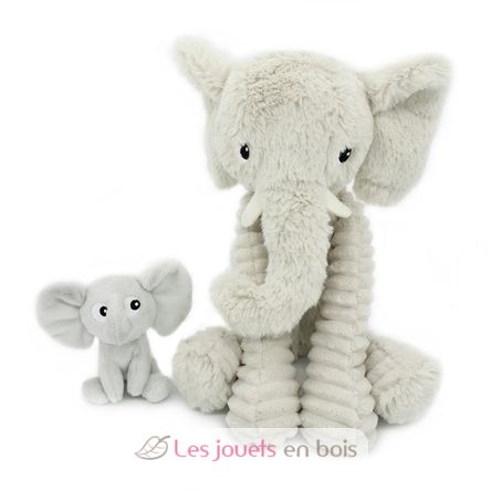 Peluche mamma elefante e il suo bambino DE72804 Les Déglingos 1