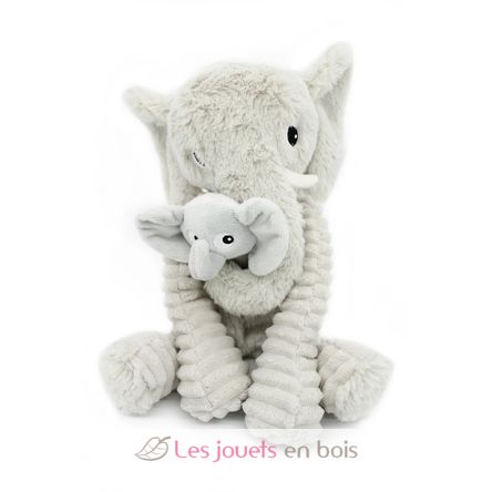 Peluche mamma elefante e il suo bambino DE72804 Les Déglingos 6