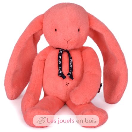 Peluche Coniglio Méloé 37 cm - Corallo Tangy MA0332 Maïlou Tradition 1