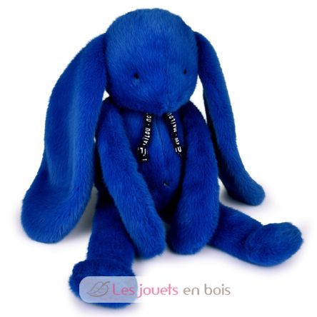 Peluche Coniglio Méloé 37 cm - Blu elettrico MA0325 Maïlou Tradition 1