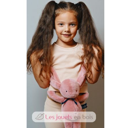 Peluche Coniglio Méloé 37 cm - Rosa MA0036 Maïlou Tradition 2