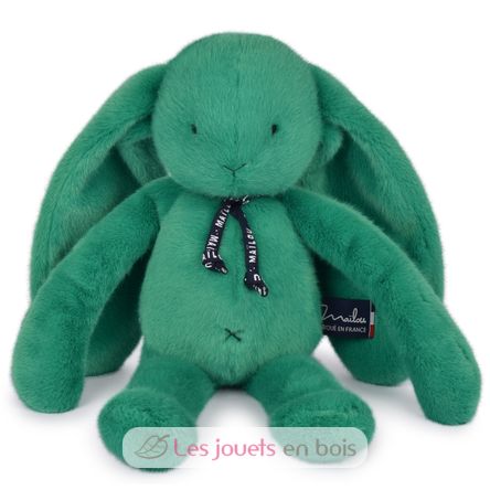 Peluche Coniglio Méloé 37 cm - Verde prato MA0326 Maïlou Tradition 1