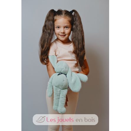 Peluche Coniglio Méloé 37 cm - Verde salvia MA0035 Maïlou Tradition 2