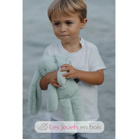 Peluche Coniglio Méloé 37 cm - Verde salvia MA0035 Maïlou Tradition 4