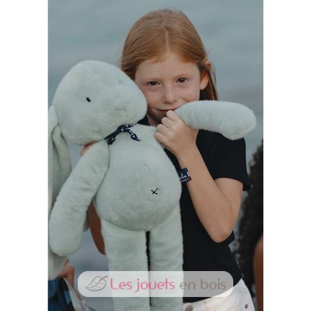 Peluche Coniglio Méloé verde salvia 56 cm MA0039 Maïlou Tradition 4