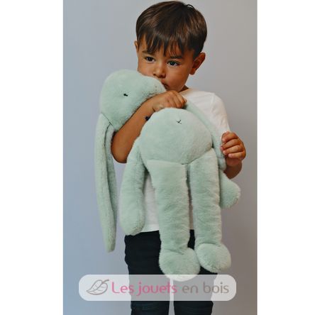 Peluche Coniglio Méloé verde salvia 56 cm MA0039 Maïlou Tradition 5