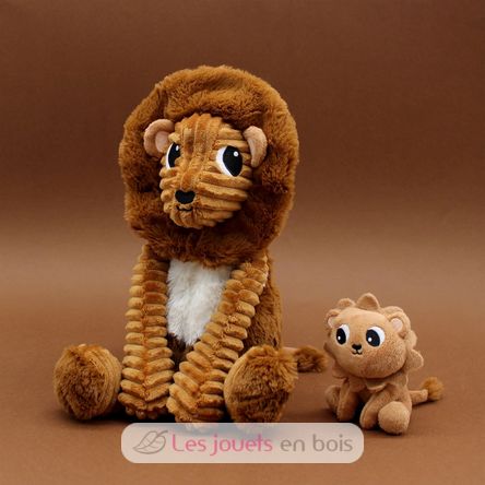 Peluche papà leone e il suo bambino DE76210 Les Déglingos 8