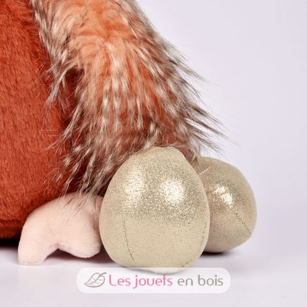 Peluche gallina con uova dorate 28 cm HO3447 Histoire d'Ours 4