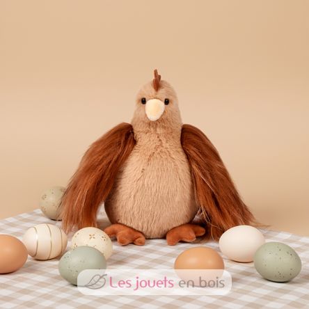 Peluche Gallina bruno-rossastro 20 cm HO3444 Histoire d'Ours 4