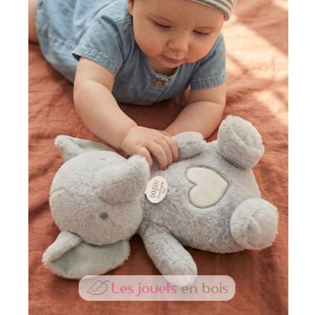 Elefante di peluche che respira DC4683 Doudou et Compagnie 3