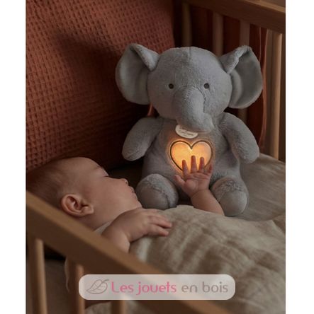 Elefante di peluche che respira DC4683 Doudou et Compagnie 5
